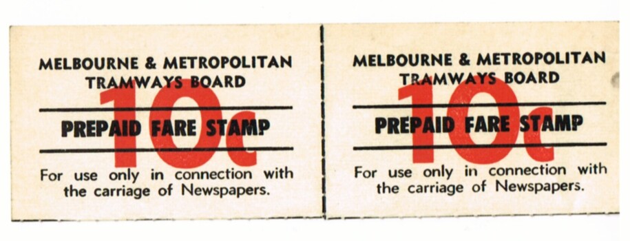 "Prepaid Fare Stamp"