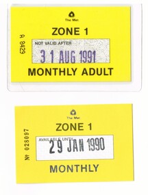 Zone 1 Monthly ticket