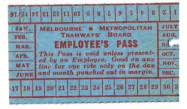 "Employee's Pass"