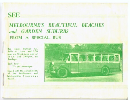 "See Melbourne's Beautiful Beaches and Garden Suburbs from a Special Bus"