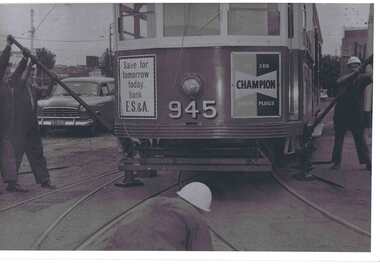 Photograph - Set of 7 Black & White Photograph/s, Melbourne & Metropolitan Tramways Board (MMTB), 1970's?