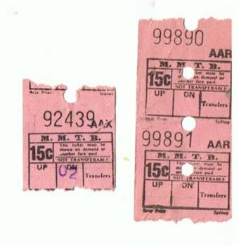 Set of Ultimate type tickets - 2 x 15c
