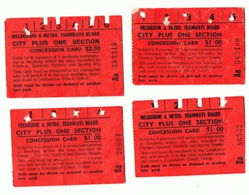 Set of four City Plus One Section cards