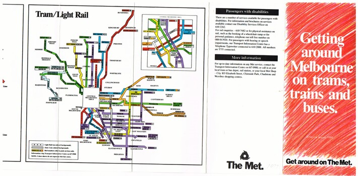 "The Met - Getting around Melbourne on trams, trains or buses."