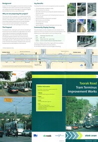 "Toorak Road Tram Terminus Improvement Works"