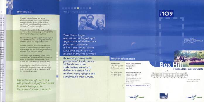 "Have your say on improving tram 109",