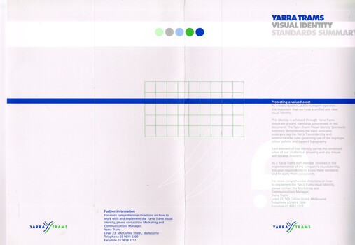 "Yarra Trams Visual Identity Standards Summary"