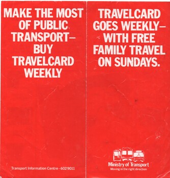 "Travelcard goes weekly with free family travel on Sundays"