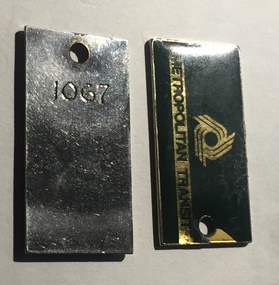 Functional object - Badge, Metropolitan Transit Authority (MTA), 1980's