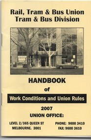 “RTBU Handbook of Work Conditions and Union Rules”