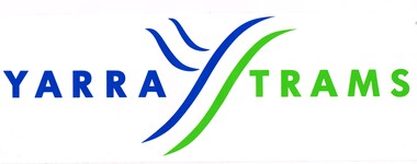 Sign - Adhesive label, Yarra Trams, c2005