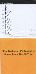 "The Bedroom Philosopher – Songs from the 86 Tram"