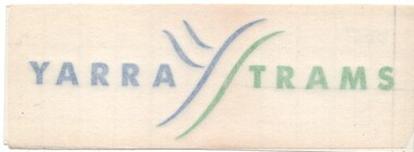 Sign - Adhesive label, Yarra Trams, c2003