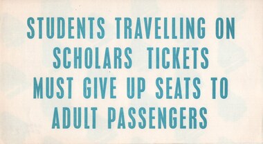 Sign - Adhesive label, 1980's?