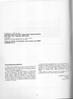 "Destination City" - title page 2