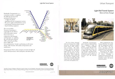 "Urban Transport - Light Rail Transit System - Metro do Porto, Portugal"