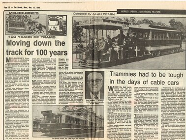 "Melbourne's 100 years of trams"
