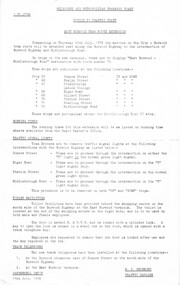 "Notice to Traffic Staff - East Burwood Tram Route Extension"