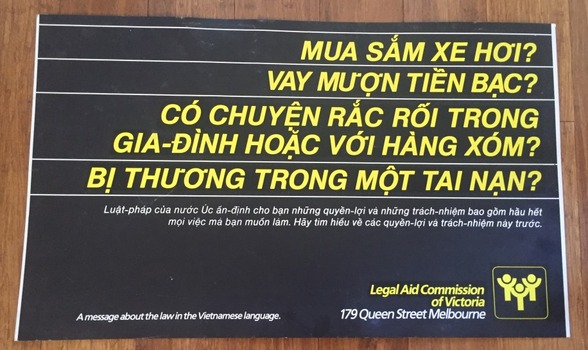 "Legal Aid Commission of Victoria"