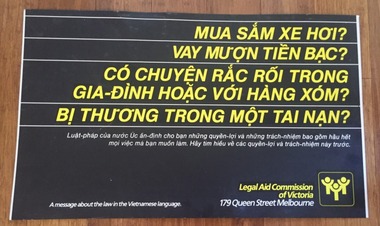 "Legal Aid Commission of Victoria"