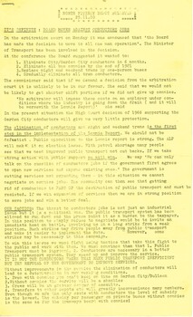 "North Fitzroy Depot Bulletin"