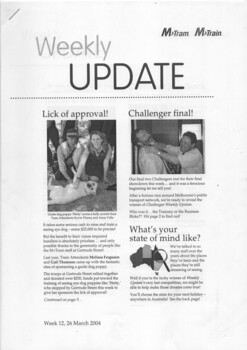 "Weekly Update"