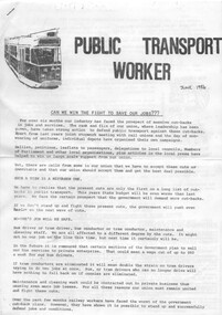 "Public Transport Worker"