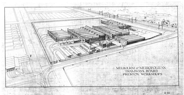 "Melbourne & Metropolitan Tramways Board Preston Workshops"