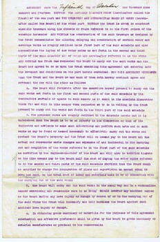 "Agreement General Mains - Hawthorn Tramways Trust"