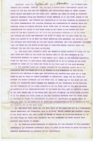 "Agreement General Mains - Hawthorn Tramways Trust"