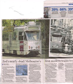 "Zed's nearly dead: Melbourne's first modern trams to go"