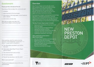 "New Preston Depot"