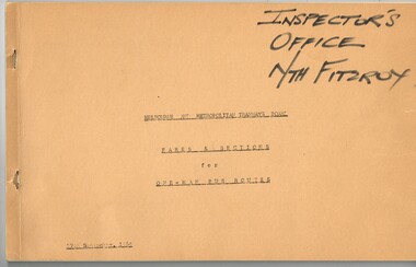 "Fares and Sections for One-Man Bus Routes"