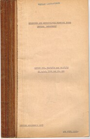 "Report on PCC type car No. 980"