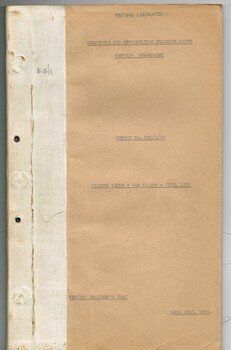 "Braking Tests - car 980 - June 1950"