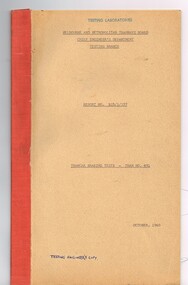 "Tramcar braking tests - Tram No. 491"