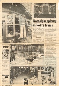 "Nostalgia aplenty in Rolf's trams"