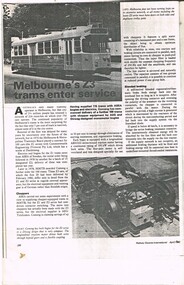 "Melbourne's Z3 trams enter service"