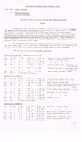 "Decorated Tram No. 1024 to be run from depots as listed - T.A.A"