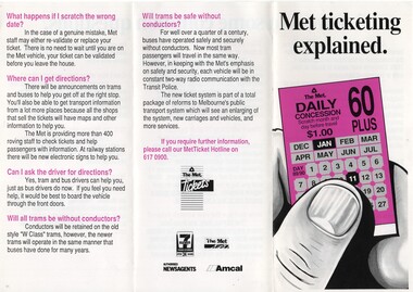 "Met ticketing explained"