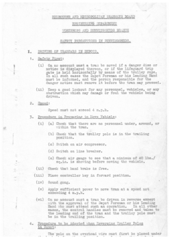 "Duties of Electrical Mechanics - Runningsheds"