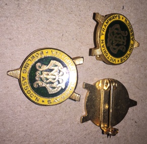 Functional object - Badge/s, K G Luke Melbourne, late 1970's?