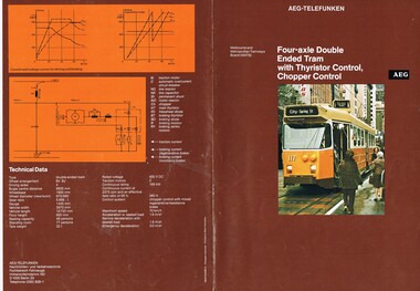 "Four-axle Double Ended Tram with Thyristor Control, Chopper Control"