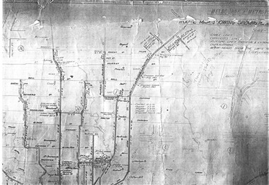 "Plan of Tramway System - showing route mileage of electric tramways"