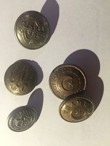 Uniform - Coat Button/s, Stokes and Sons, Buttons of Birmingham, A Meyer of Vienna, 1920's