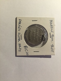 Functional object - Badge, Prahran & Malvern Tramway Trust (PMTT), 1910's