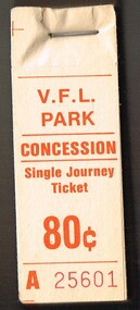 VFL Park Adult - Concession Single Journey