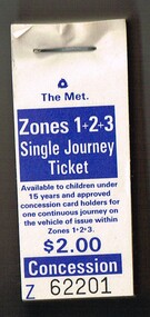 Zones 1+2+3 single journey,