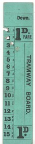 Trip Slip - cable tram Bell Punch type
