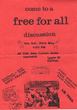 "come to a free for all discussion"